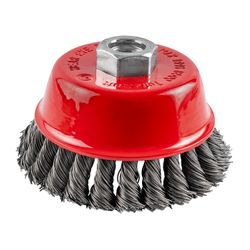 TORK CRAFT Wire Cup Brush Twisted 100mmxm14 Bulk